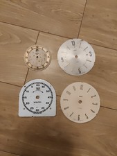 Vintage Assorted Smiths Clock Dials Spare parts Clock Makers 4 T