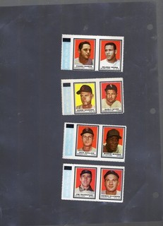 VINTAGE 1962 (4) DIFFERENT TOPPS HOF KILLEBREW CEPEDA 2 Full Stamp Lot EXMT NICE