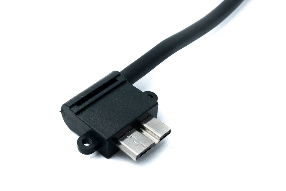 SYSTEM-S USB 3.1 Kabel 30 cm Typ C Stecker zu Micro B Stecker Winkel Left Right - Bild 4 von 4
