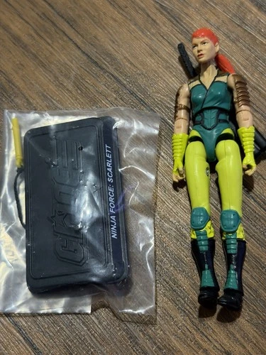 GI Joe Ninja Force Scarlett Transformers Crossover complete No Card