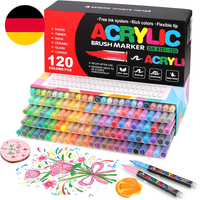 120 Farben Acrylstifte FüR Steine Wasserfest,0.1~0.5Mm Acrylstifte Wasserfest Fü