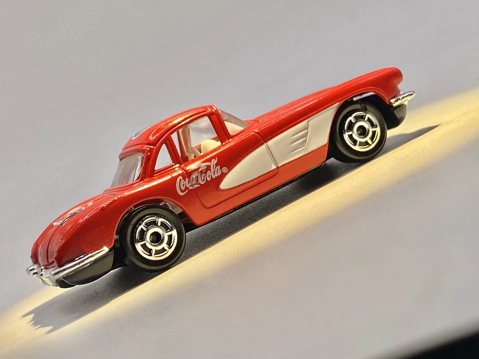 Chevrolet 1958 Corvette Majorette🔥1997 - Promoción rara de Coca-Cola - 1/64 - Como nuevo Foto 2 de 4