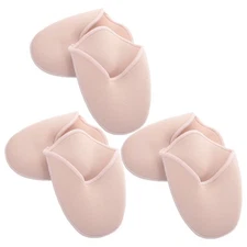 3 Pairs Anti-slip Cushion Ballet Toe Covers Dance Shoe Protector Accessories