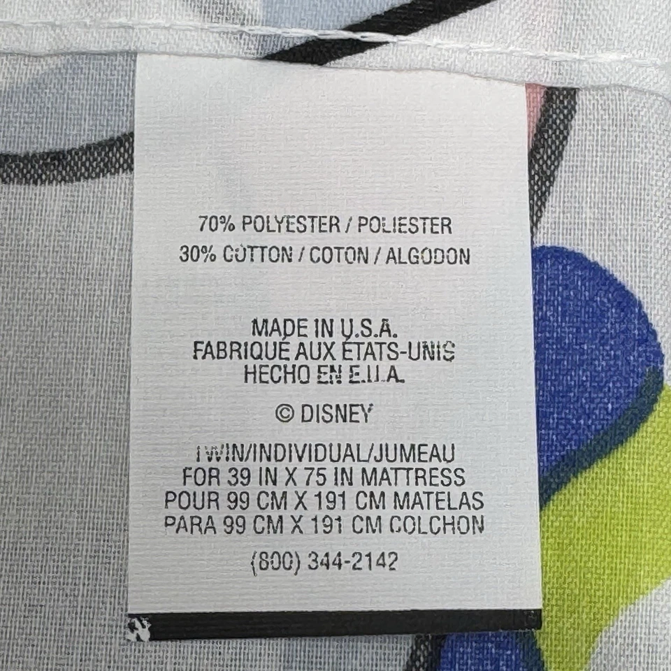 NUEVO Juego de Sábanas Gemelas Vintage Disney 101 Dálmatas Hecho en EE. UU. Foto 3 de 3