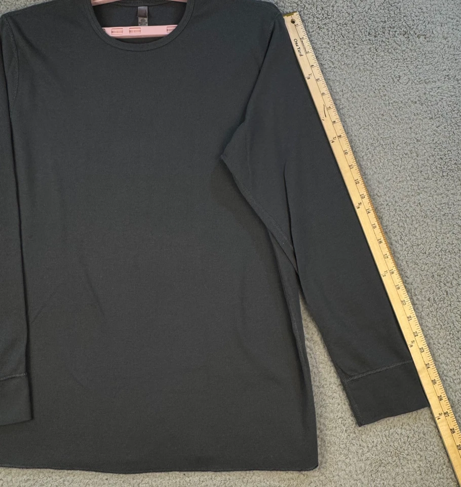 Camisa Next Level Hombre XXLarge Gris Manga Larga Foto 2 de 4