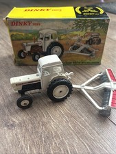 Dinky Toys David Brown Tractor With Disc Harrow 325 With Original Box