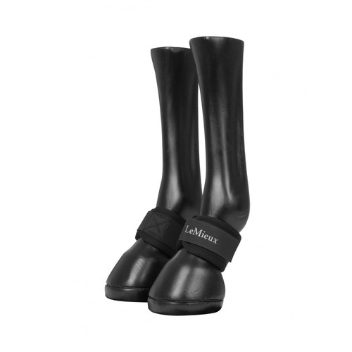 LeMieux Neoprene Pastern Wraps - Black | Equestrian | Horse Riding - Picture 2 of 3