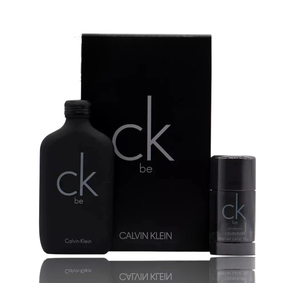 CK Be by Calvin Klein for Unisex 2 Pc Gift Set 67oz EDT Spray 26oz Deodorant 10390₽
