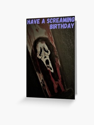 Have A Screaming Birthday Digital Celebration Cards SP MBSB- PRINTING REQ'D