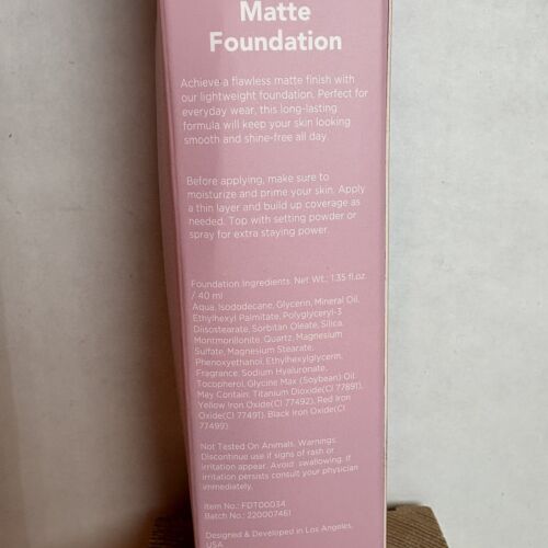 Prolux Cosmetics Matte Foundation Vanilla - Bild 5 von 6