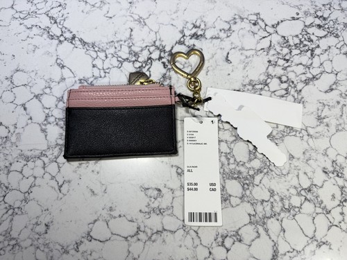 Cartera de Colección Juicy Couture Tarjeta Identificación Porta Dinero Y2K Iconos Bordados - Nueva WT - Imagen 7 de 9