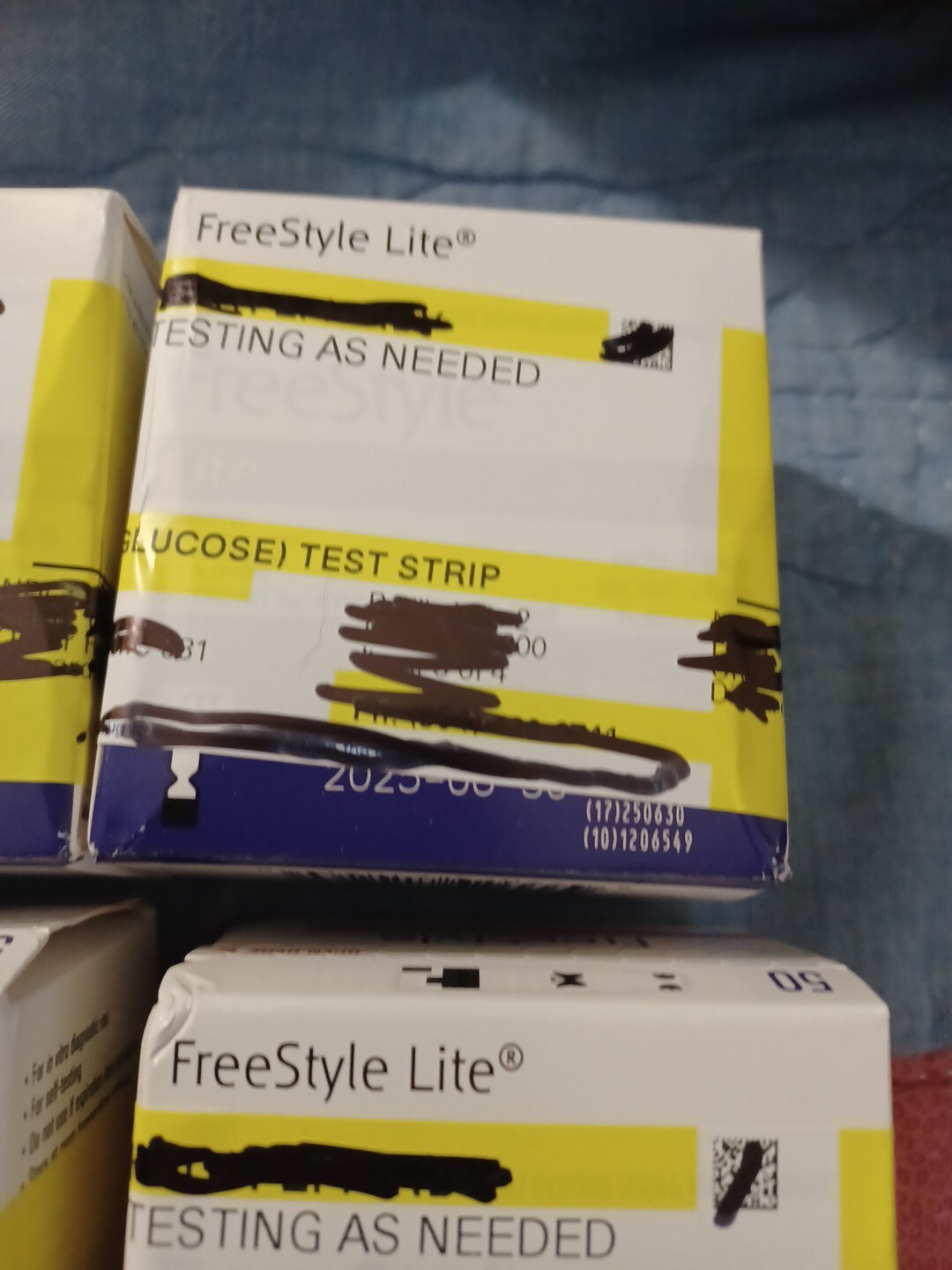 Freestyle Lite Test Strips 4 NIB ×50=200 STRIPS.EXP 63025. OFFERS