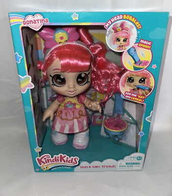 New Shopkins Kindi Kids Toddler Doll Dontina Snack Time Friends Age 3 up pink