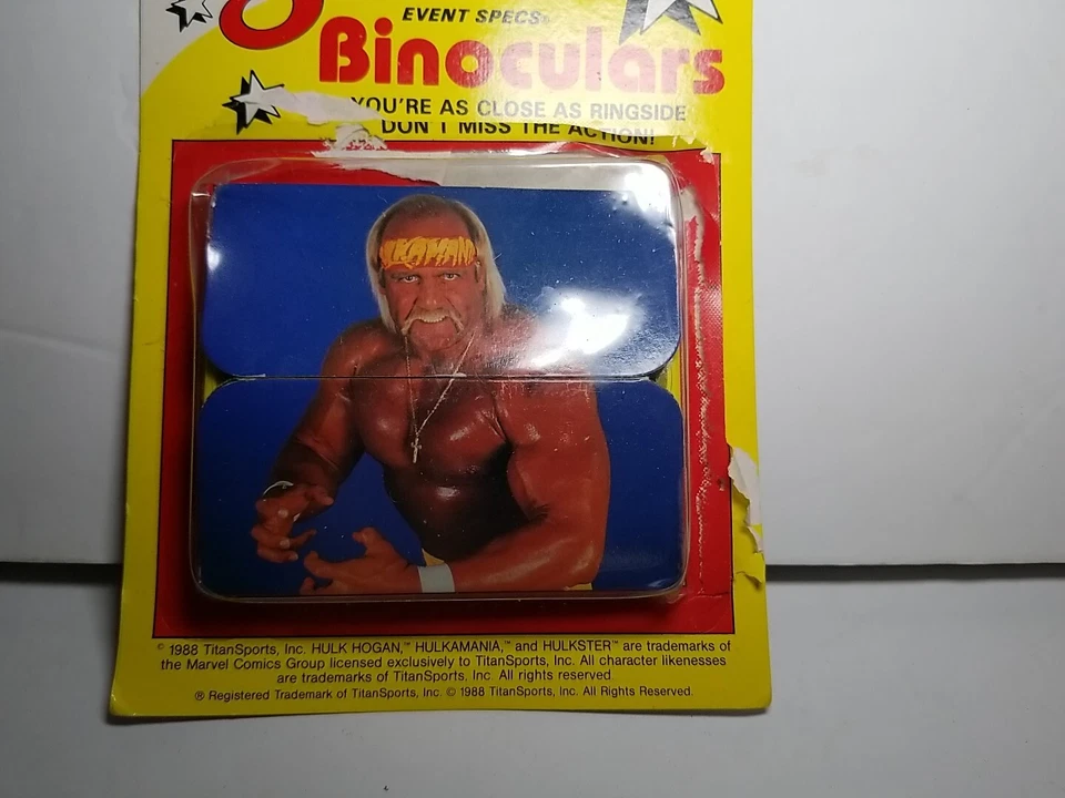 WWF Hulk Hogan Binoculars Wrestling Superstars 1988 Titan Hulkster Hulkamania - Image 3 of 4