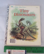 Little Golden Book: Tiny Dinosaurs Steven Lindblom 1988, Hardcover 1st Ed 308-58