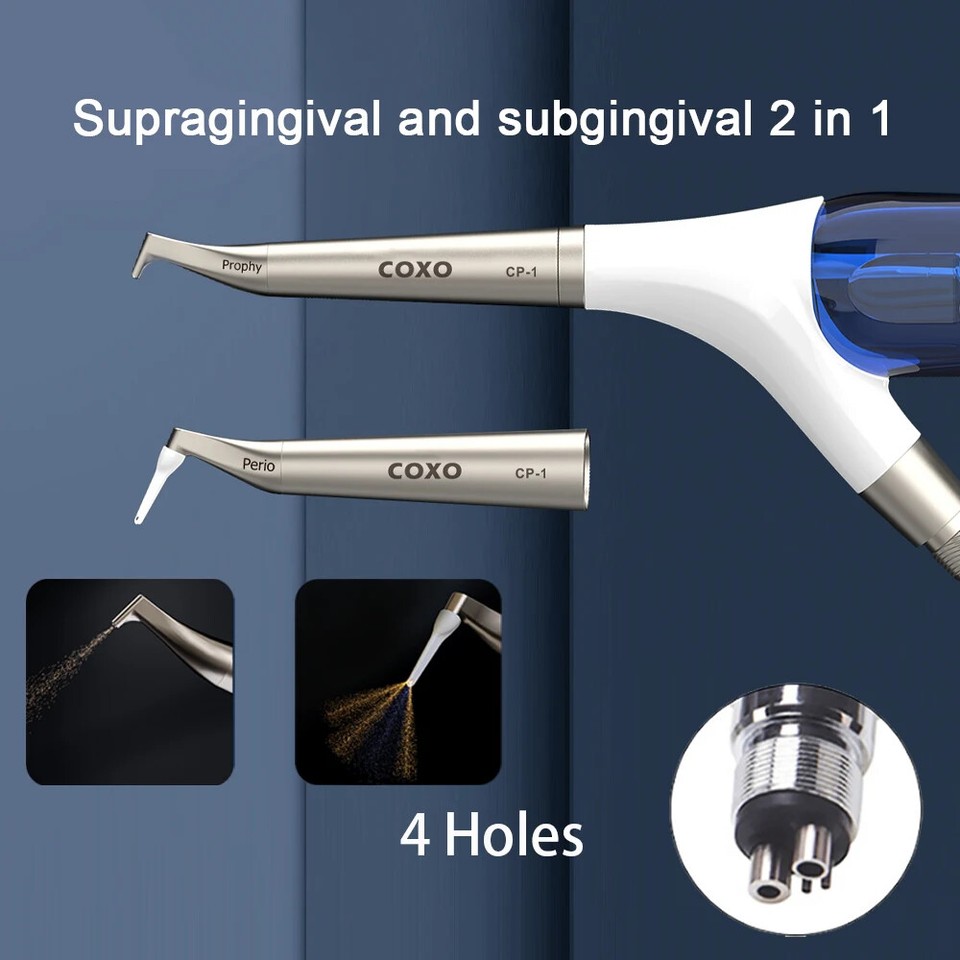 Hot New Dental Air CP1 Teeth Sandblaster 2/4 Holes Tooth Cleaning
