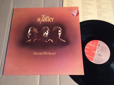 KING HARRY - DIVIDED WE STAND - LP - SWEDEN 1977 - OIS