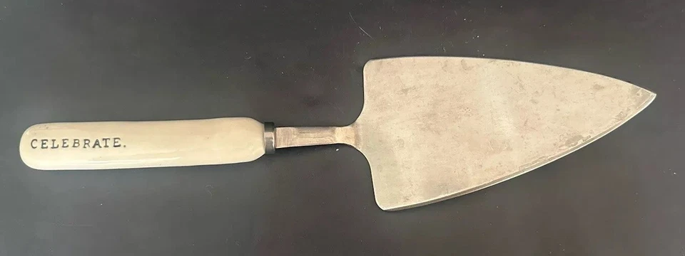 Vintage Rae Dunn Wedding Collection 11’ Cake Server Celebrate RARE - Image 2 of 4