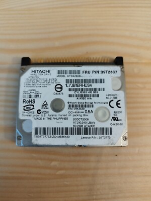 Hitachi 60GB 1.8inch hard disk drive HDD