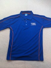 Hobby Lobby Embroidered Short Sleeve Work Uniform Polo Shirt Adult Size Small C3