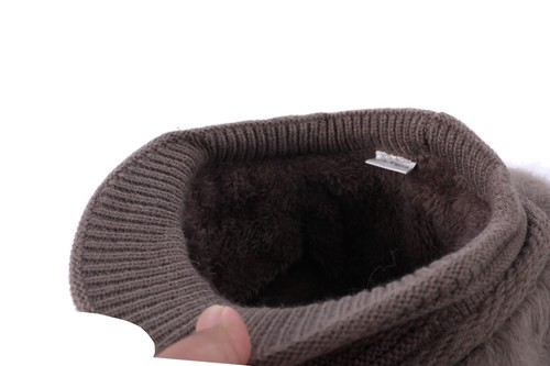 Damen Winter warme Angora Feel Peak Kappe mit weichem und warmem Futter bequeme Mütze - Bild 17 von 17