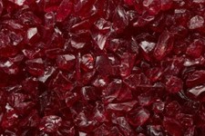 RED Multi-Purpose Premium Decor Aquarium, Fire Glass Rock 1/4"-1/2" inch Crushed