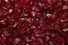 RED Multi-Purpose Premium Decor Aquarium, Fire Glass Rock 1/4"-1/2" inch Crushed