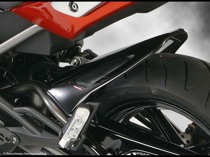 R Powerbronze Rear Fender Black Matte Kawasaki ER-4 F - Ninja