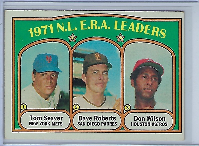 1971 ERA LEADERS TOM SEAVER ROBERTS WILSON 1972 TOPPS 91 eBay