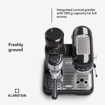 Espresso Machine with Milk Frother Coffee Maker Grinder