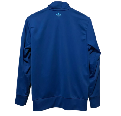 SS13 adidas Originals Big Trefoil Track Jacket - Men, Blue/Neon