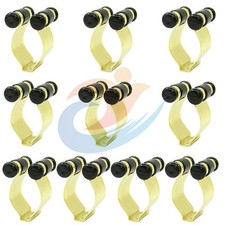10pcs New Count Brass Finish Pool Cue Billiard Stick Rack Clips