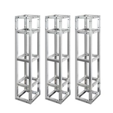 3 x Lightspace Truss Podium Totem 3M DJ Wedding Moving Head Stage Square Stands