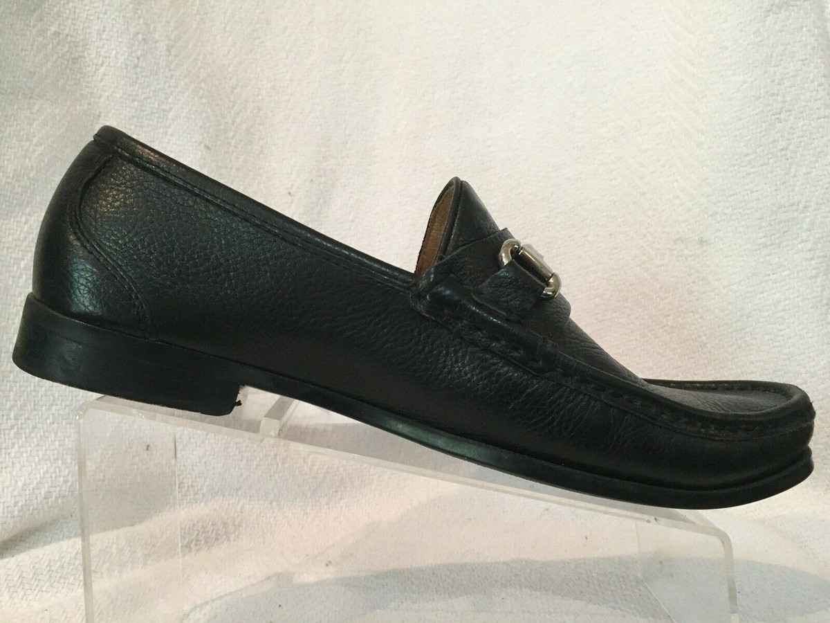Marc Joseph Grand NY St Bit Black Pebbled Leather Horsebit  display picture 2