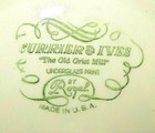 Vintage 10" Currier & Ives "The Old Grist Mill" Plate, Royal China, Made in USA — photo 2