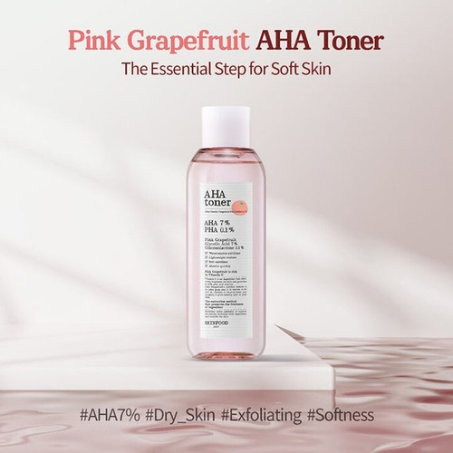 [SKINFOOD] Shine Muscat BHA Toner / Pink Gratefruit AHA Toner / Koreanische Kosmetik - Bild 11 von 18