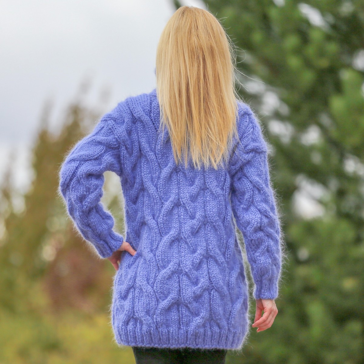 Supreme Brushed Mohair Sweater ライトブルー 中古・古着通販】Supreme (シュプリーム) Brushed Mohair Sweater