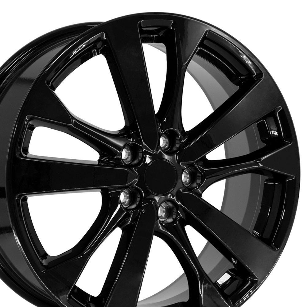 62720 Gloss Black 18 inch 5x114.3 Rim Fits Infiniti & Nissan Cars