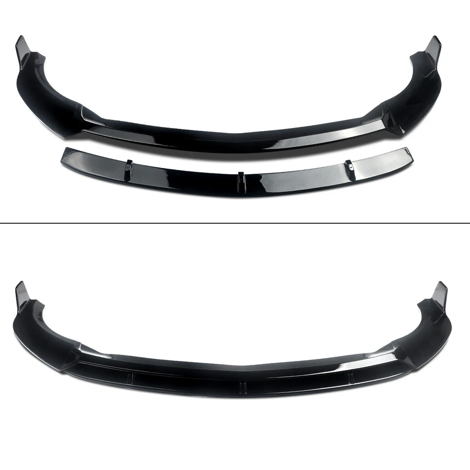 Frontspoiler Lippe A45 Style Schwarz Stoßstange für Mercedes A Klasse W176 15-18 - Bild 4 von 4