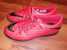Nike Hypervenom X 852543-616 Mens Athletic Indoor Soccer Shoes Red Black Sz 7.5