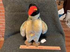Vtg. Steiff Peggy Penguin 13 tall from 1968 with chest tag but no button label