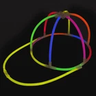 Glow Baseball Cap Glow Sticks Clubbing Party Rave Fancy Dress Glow in Dark