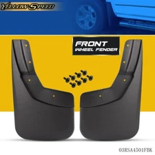 Fit For 2014-2018 Silverado Front Mud Flap Splash Guards Mudguard Black 2PCS 