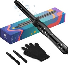 Automatic Cur Iron, 1 Inch Ionic Hair Curler, Self Rotating Curling Wand with Lo