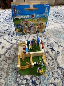 playmobil super set animal care station