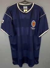 MEN'S RETRO REPLICA SCOTLAND 1986/1988 HOME FOOTBALL SOCCER SHIRT JERSEY SIZE M