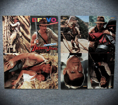 Indiana Jones _ Harrison Ford - 80er _ Star-Album komplett BRAVO doppelseitig #