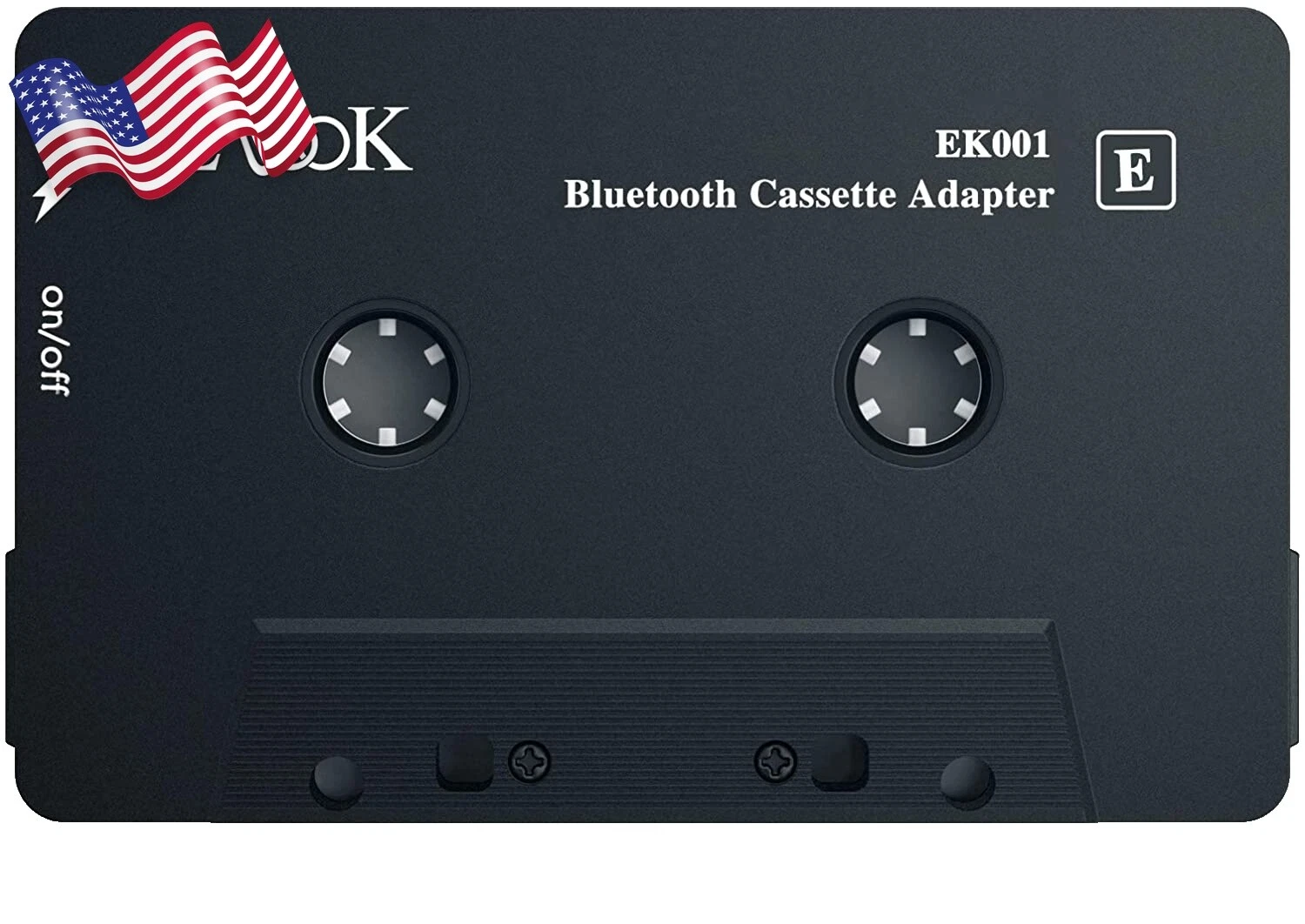 Adaptadores de Casete Reproductor de audio Bluetooth Negro