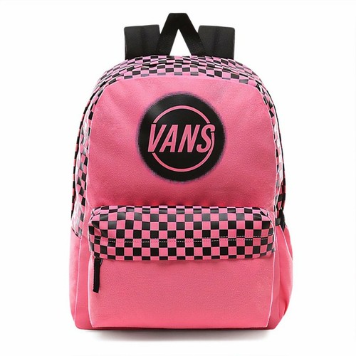 VANS- MOCHILA MUJER ROSA TAPER OFF REALM MUJER ESTAMPADO DE CUADROS NEW 22L - Bild 1 von 5