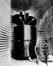 NASA INTELSTAT IV SATELLITE IN ANECHOIC CHAMBER 11x14 GLOSSY PHOTO PRINT